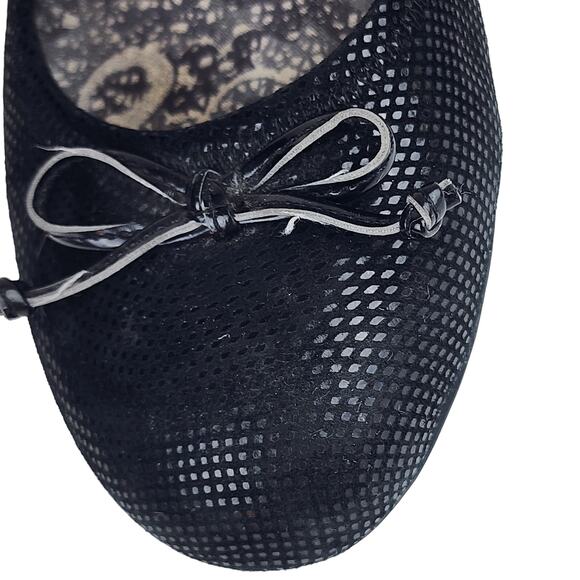 Softwalk Women's Ballet Style Flats Snake-Like Embossed Upper Shoes Black Size 8 - Picture 4 of 8